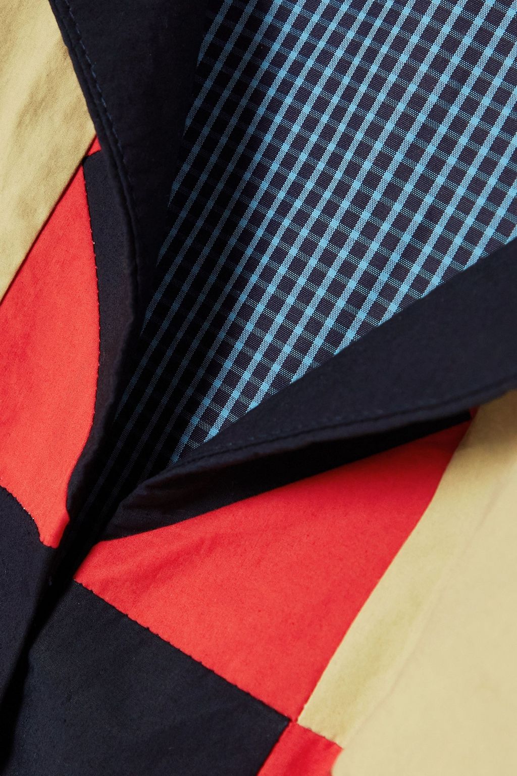 SINDISO KHUMALO + The Vanguard Maya patchwork cotton shirt