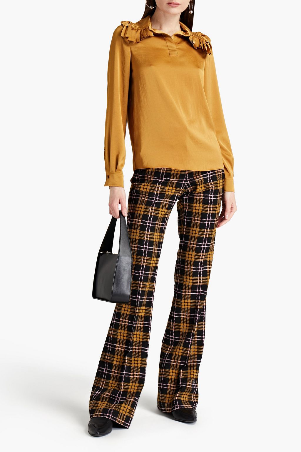 SEE BY CHLOÉ Crinkled satin blouse