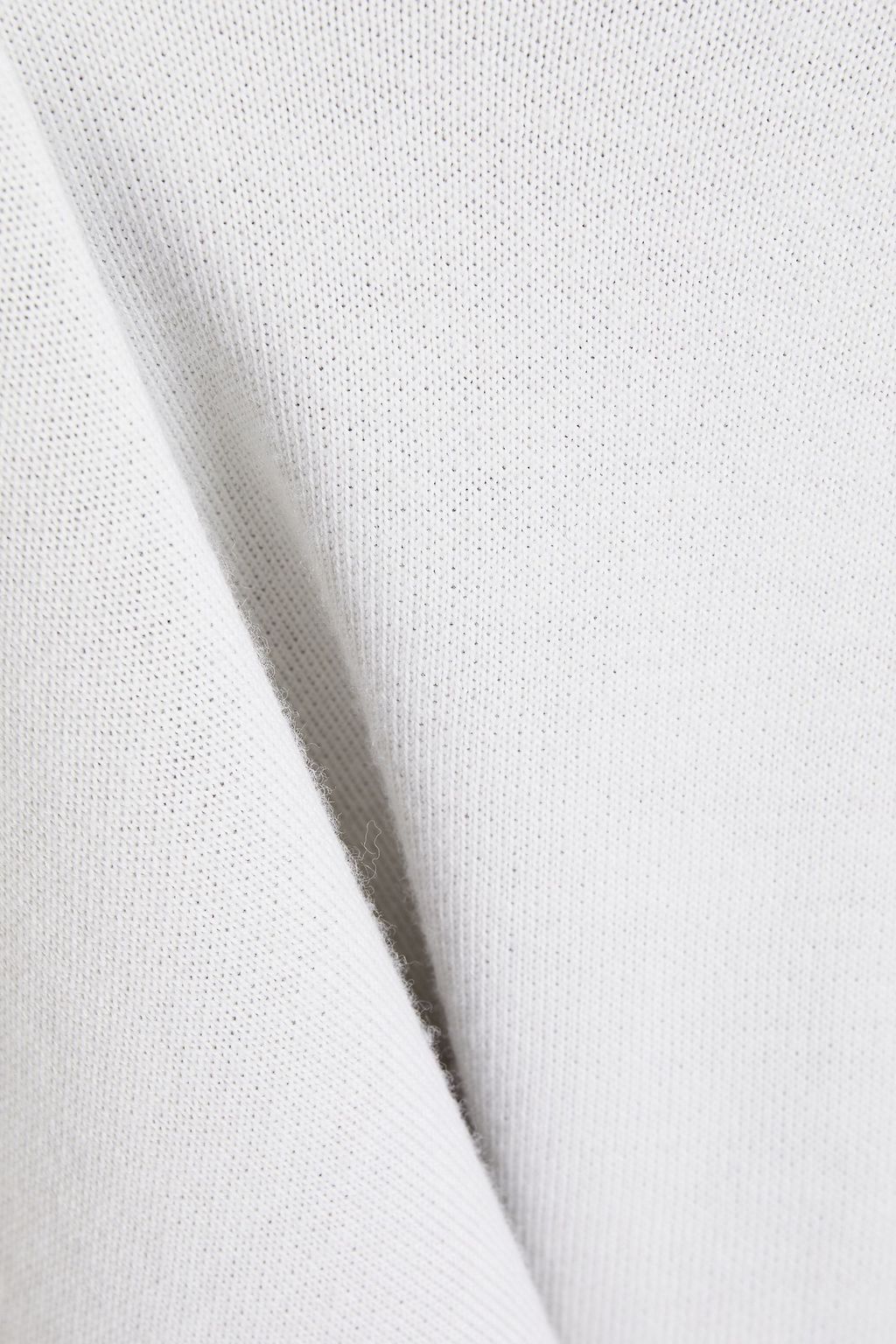 VICTORIA, VICTORIA BECKHAM Two-tone wool-blend turtleneck sweater