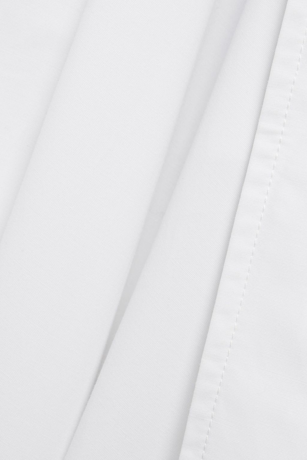 3.1 PHILLIP LIM Tie-front snap-detailed cotton-blend poplin midi dress