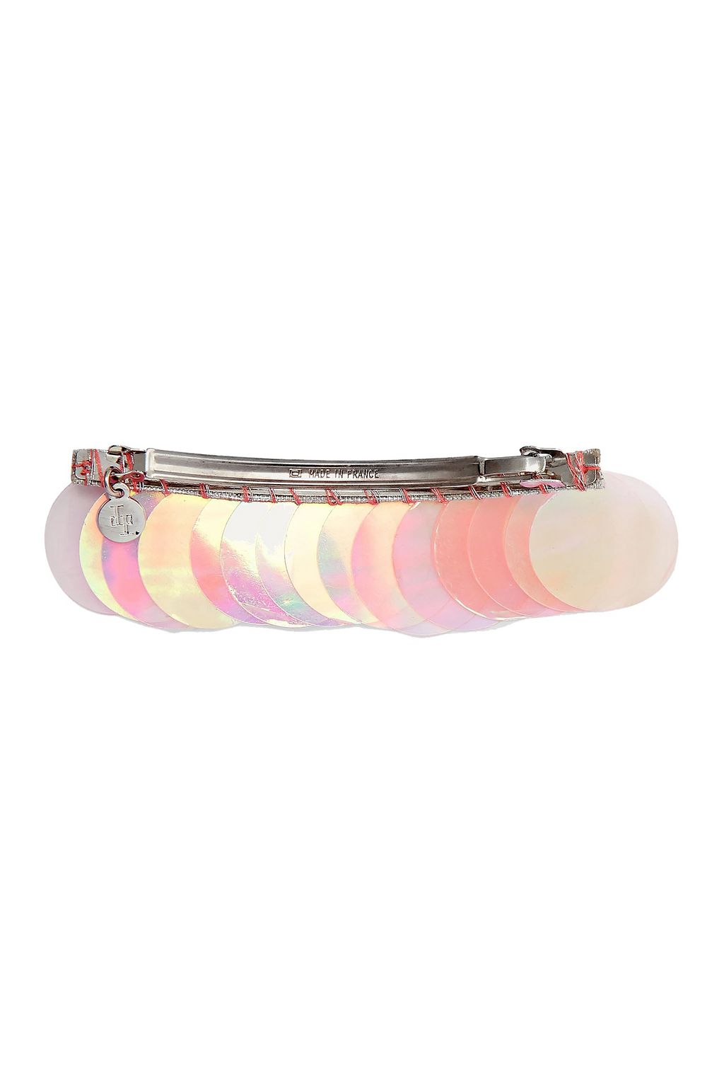 LELET NY Silver-tone sequin hair clip