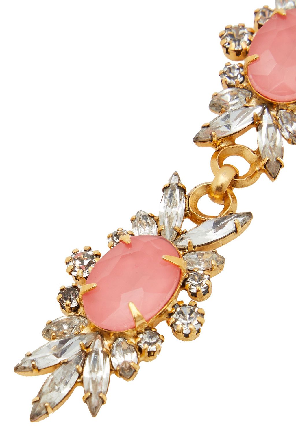 ELIZABETH COLE 24 KT. vergoldete Ohrringe mit Swarovski-Kristallen