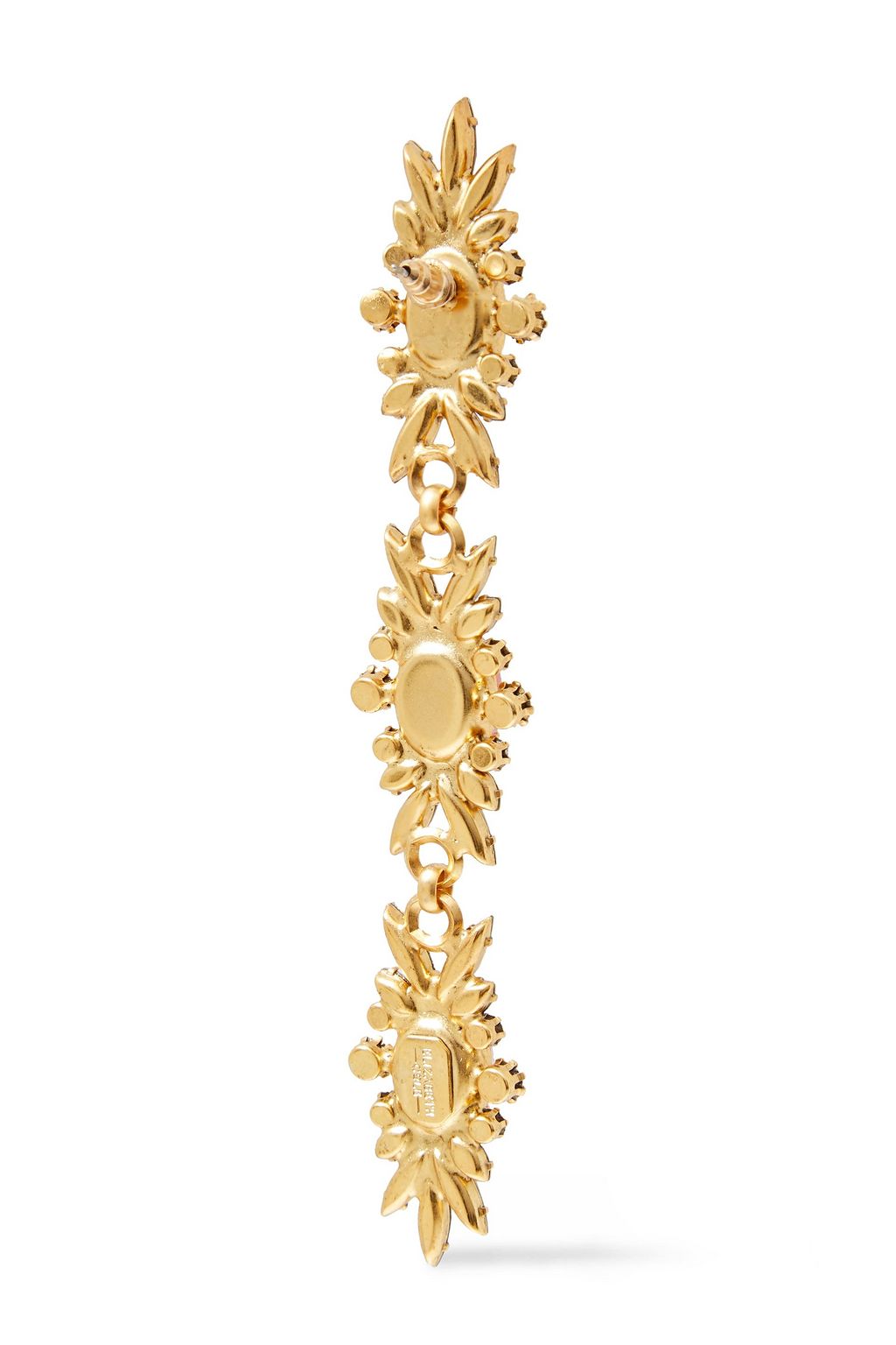 ELIZABETH COLE 24 KT. vergoldete Ohrringe mit Swarovski-Kristallen