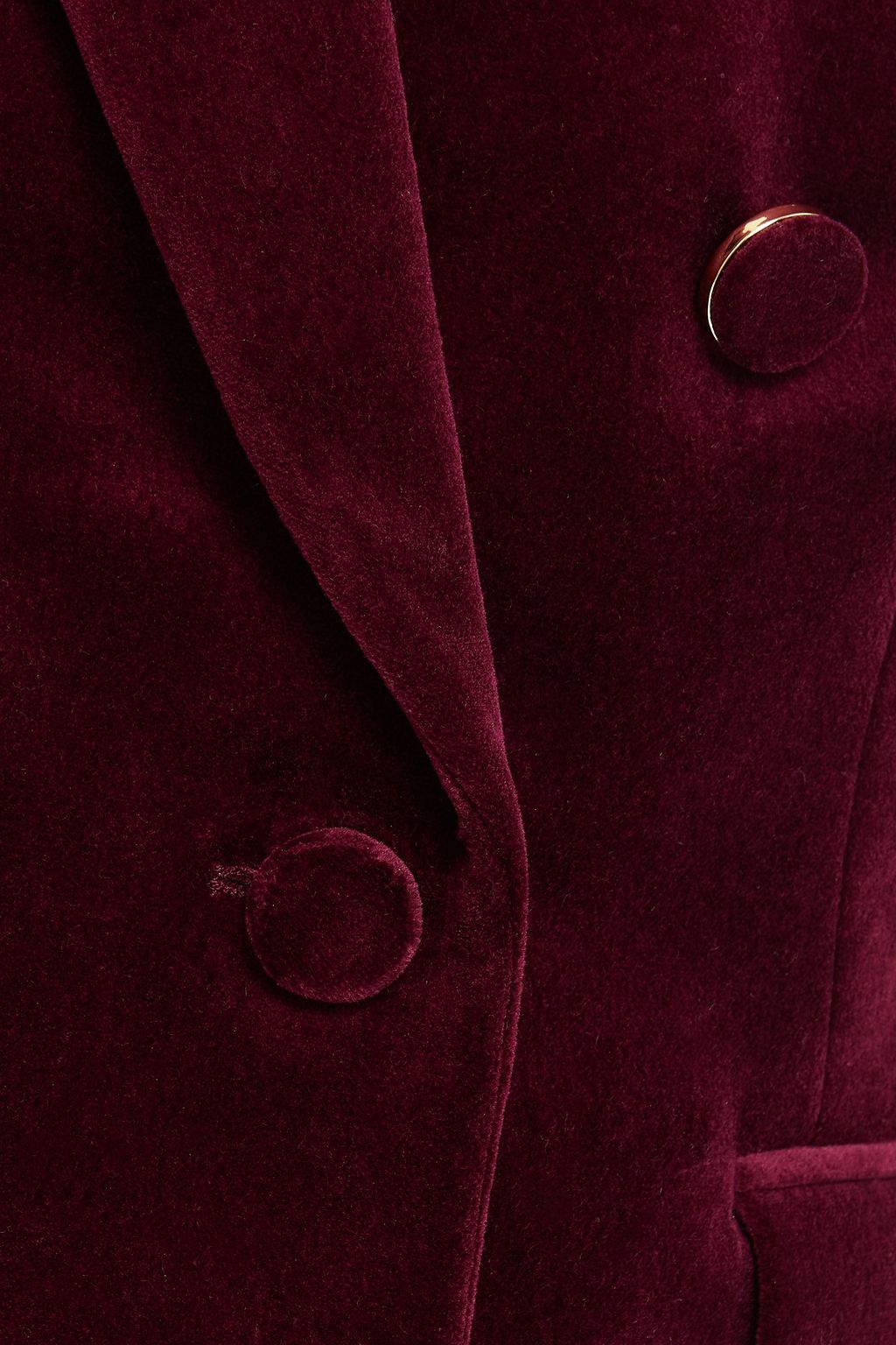ZIMMERMANN Double-breasted cotton-velvet blazer