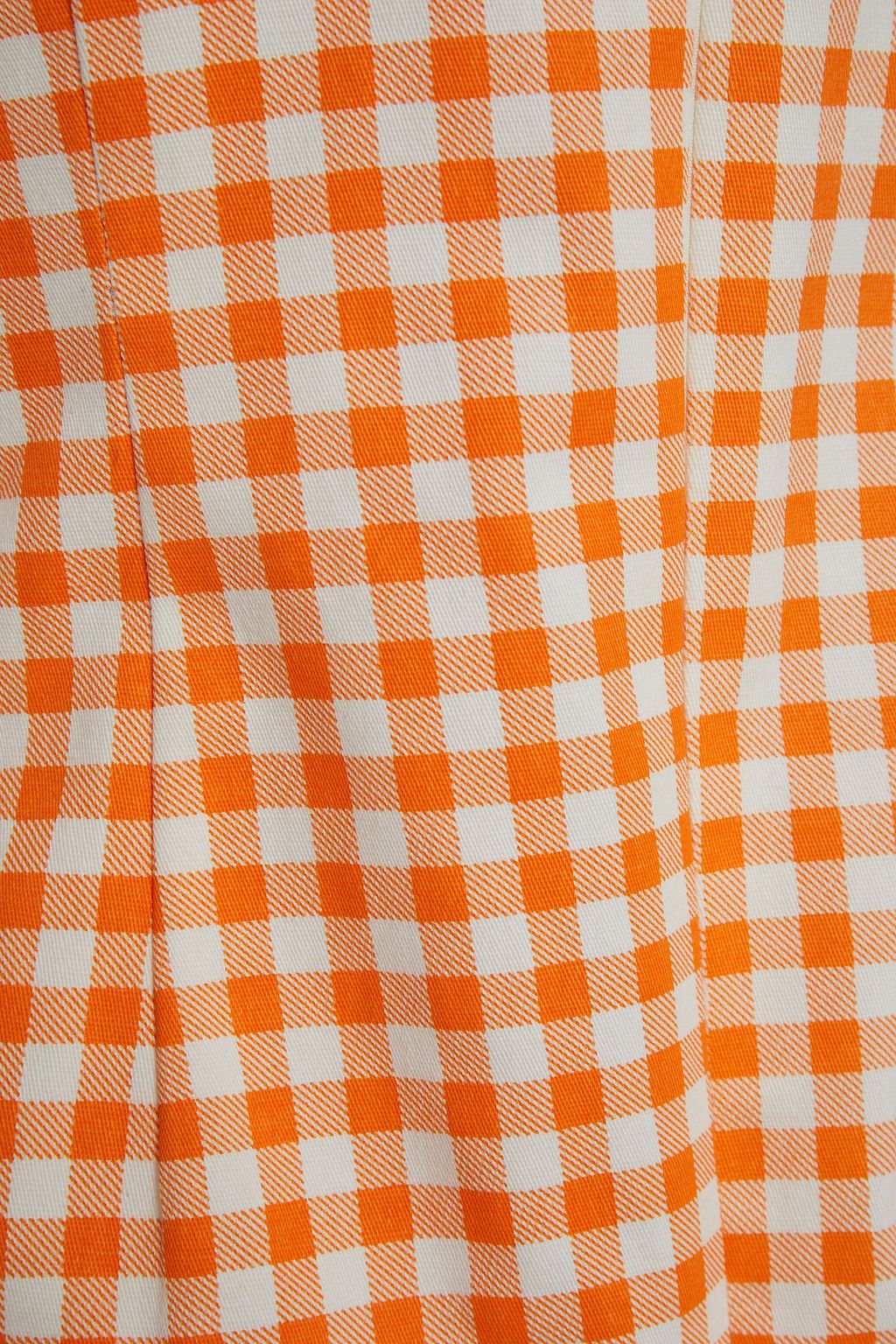 BAMBAH Gingham stretch-cotton mini dress
