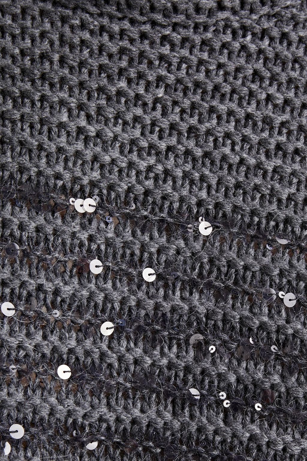 BRUNELLO CUCINELLI Embellished wool, cashmere and silk-blend turtleneck sweater