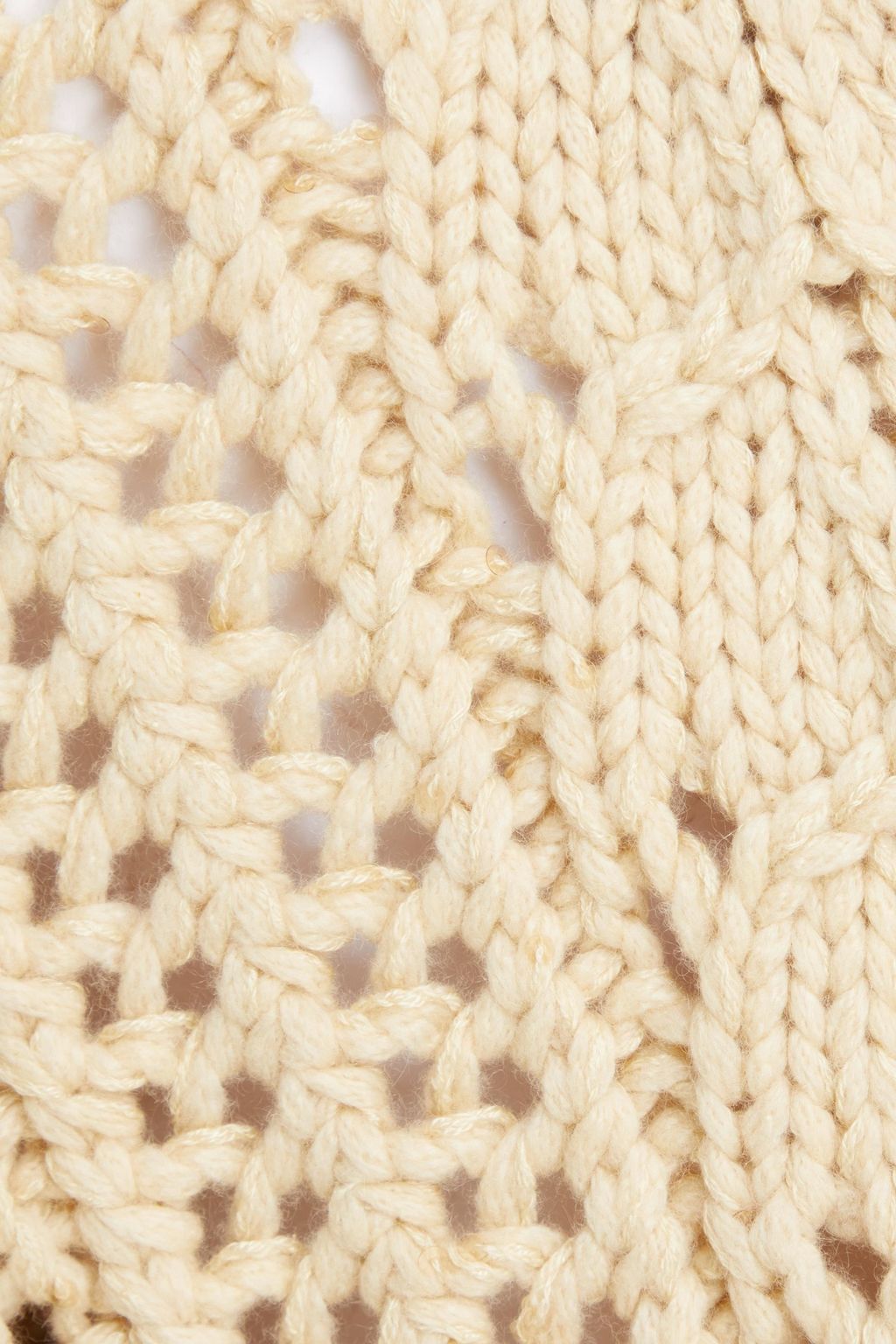 BRUNELLO CUCINELLI Sequin-embellished cashmere and silk-blend sweater