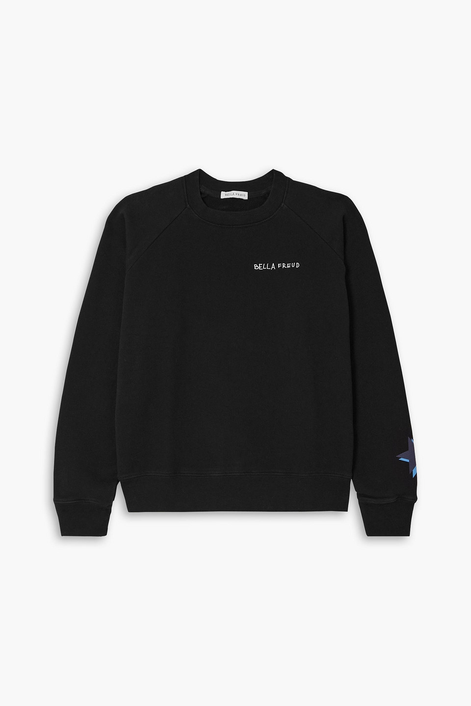 Bella Freud Printed organic cotton-jersey sweatshirt