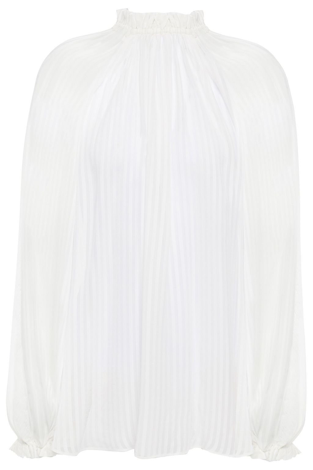 off white chiffon blouse