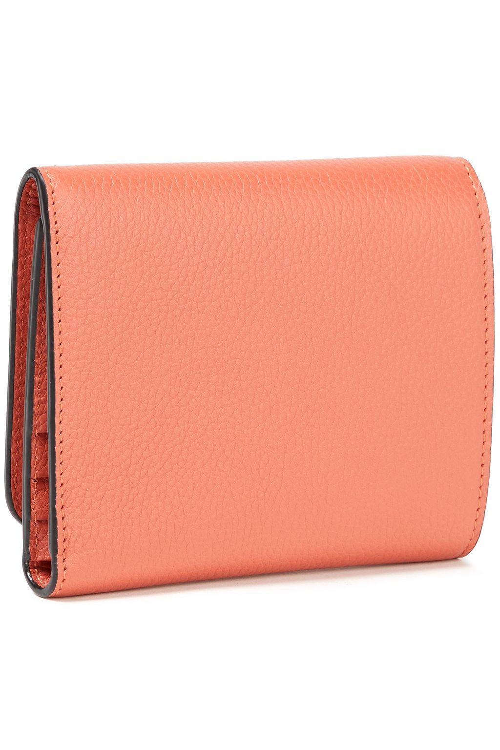 SERAPIAN Pebbled-leather wallet
