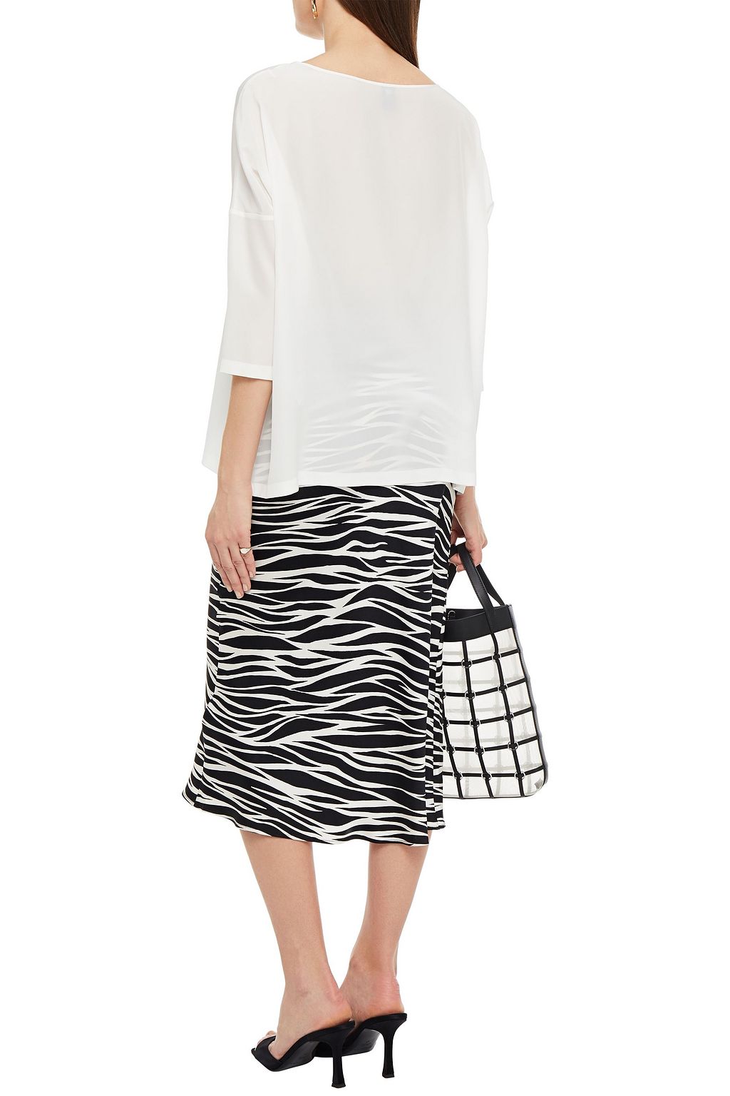 M MISSONI Silk crepe de chine top