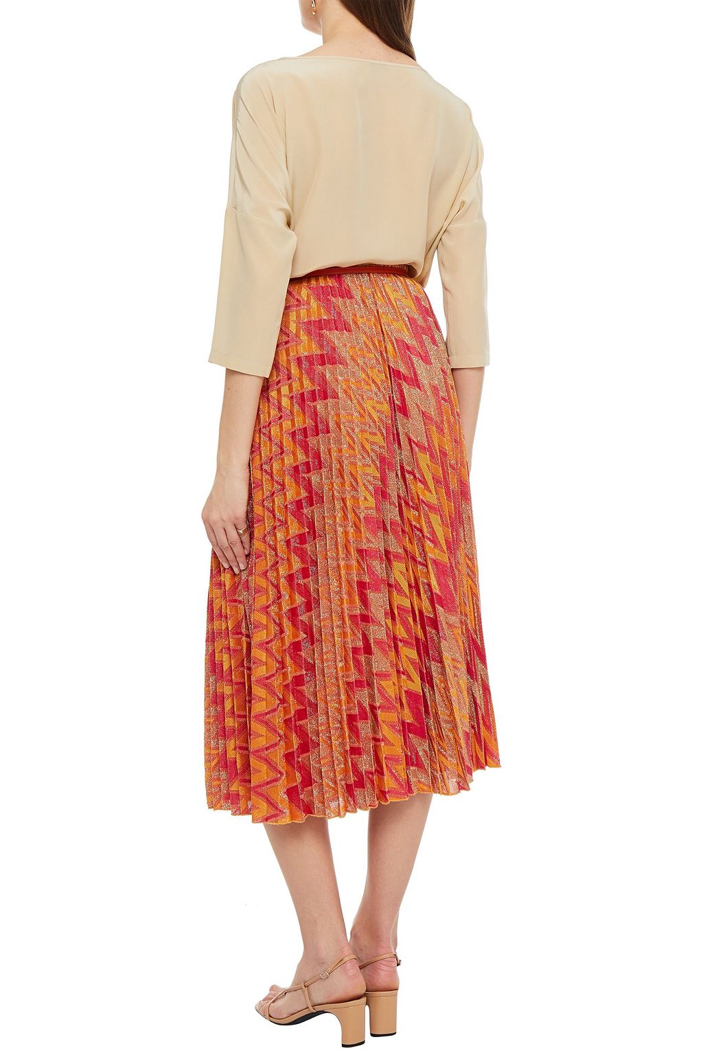 M MISSONI Silk crepe de chine top