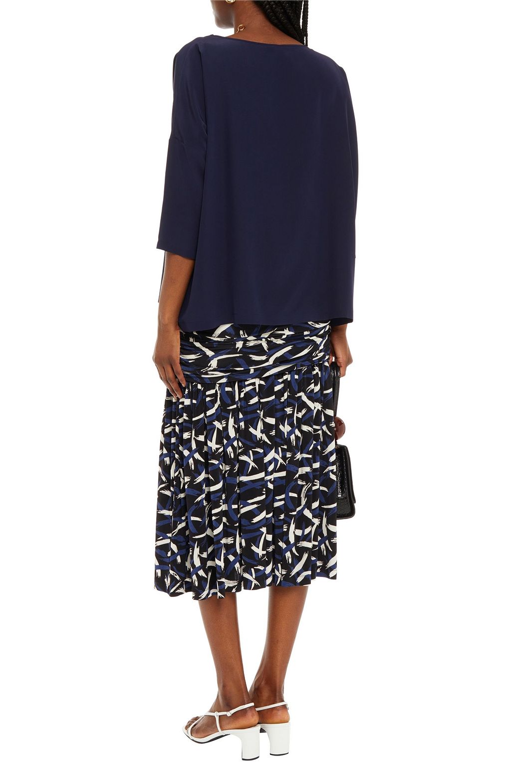 M MISSONI Silk crepe de chine top