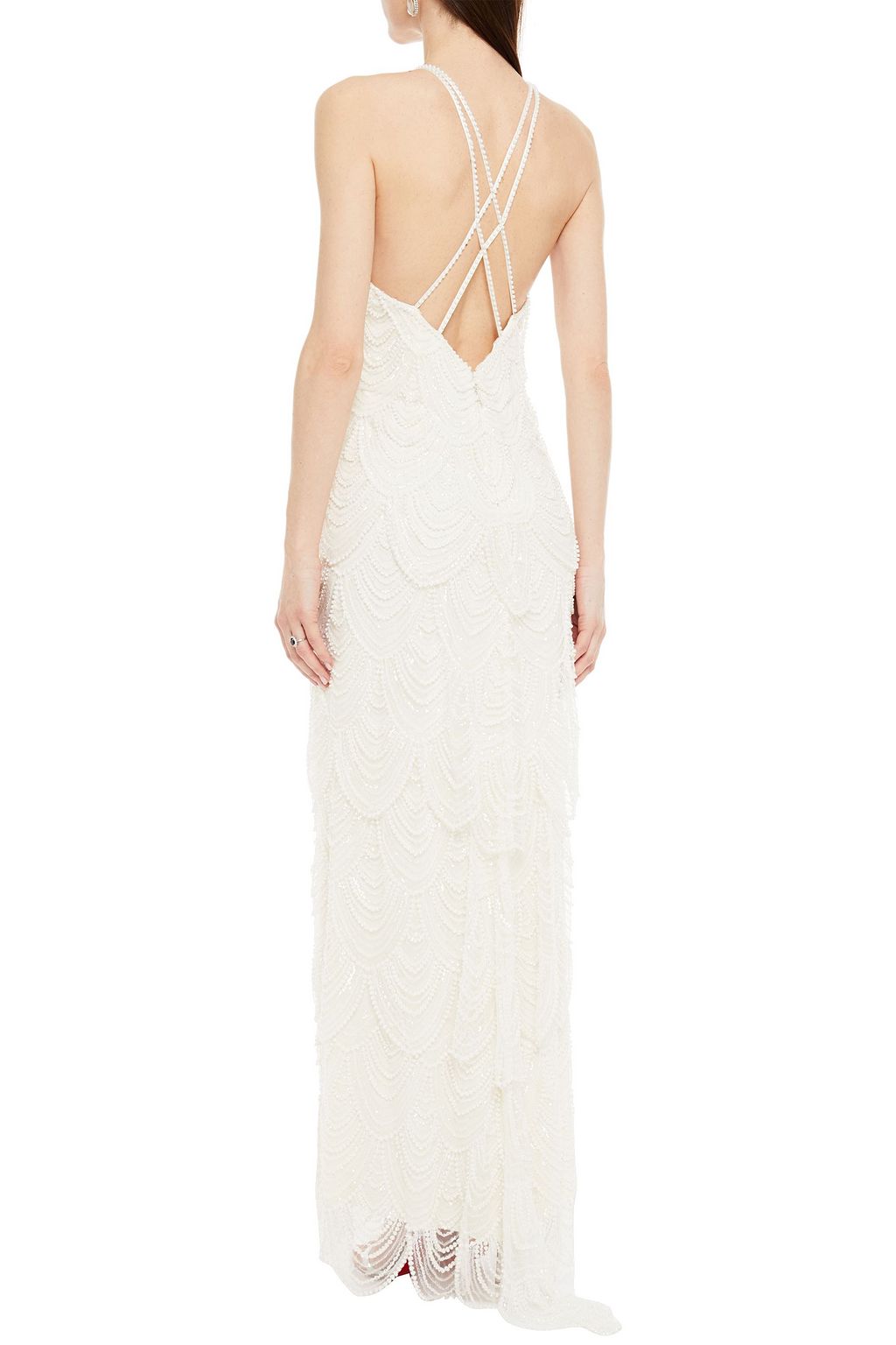 CATHERINE DEANE Nikki embellished tulle bridal gown