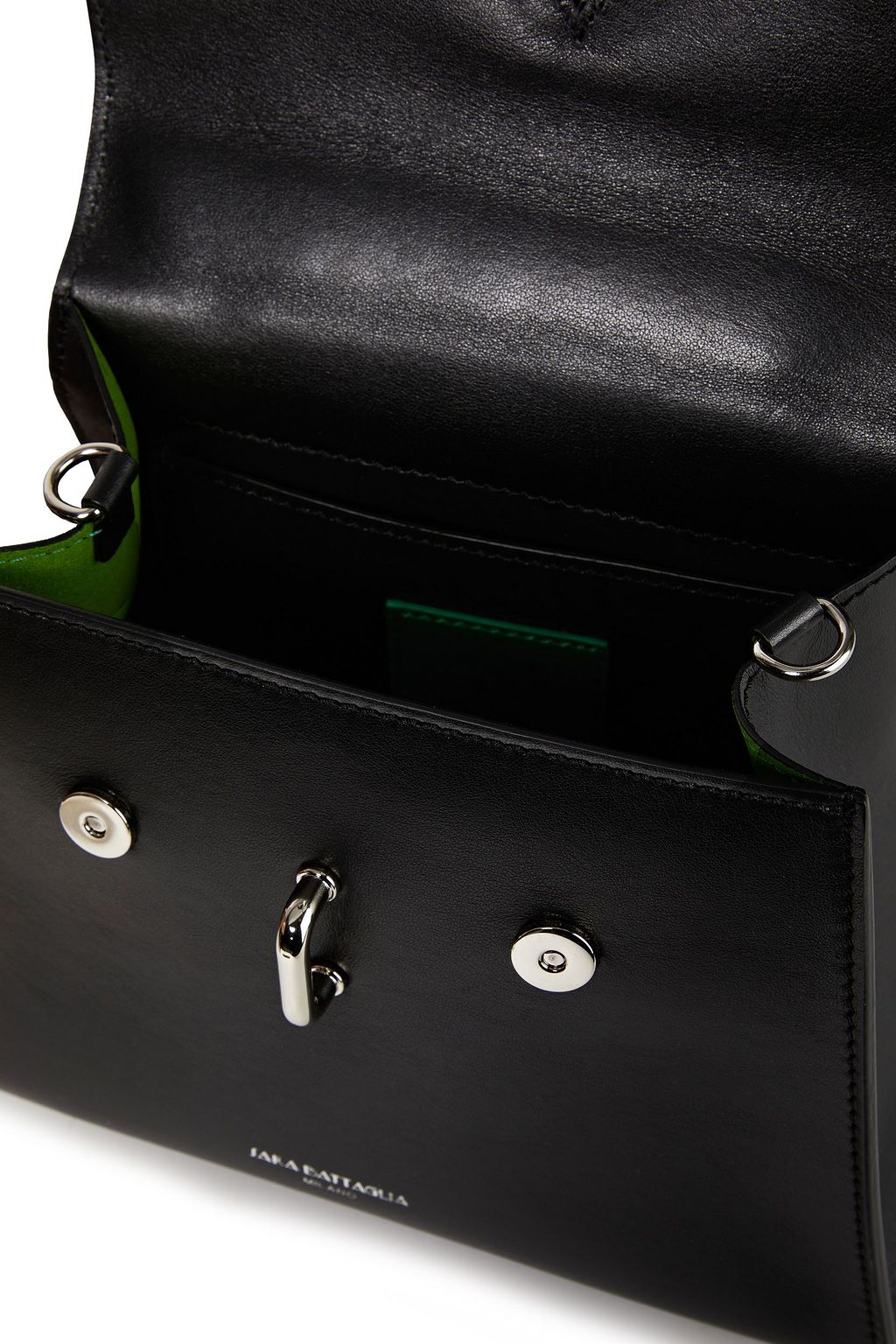 SARA BATTAGLIA Paris chain-trimmed leather tote