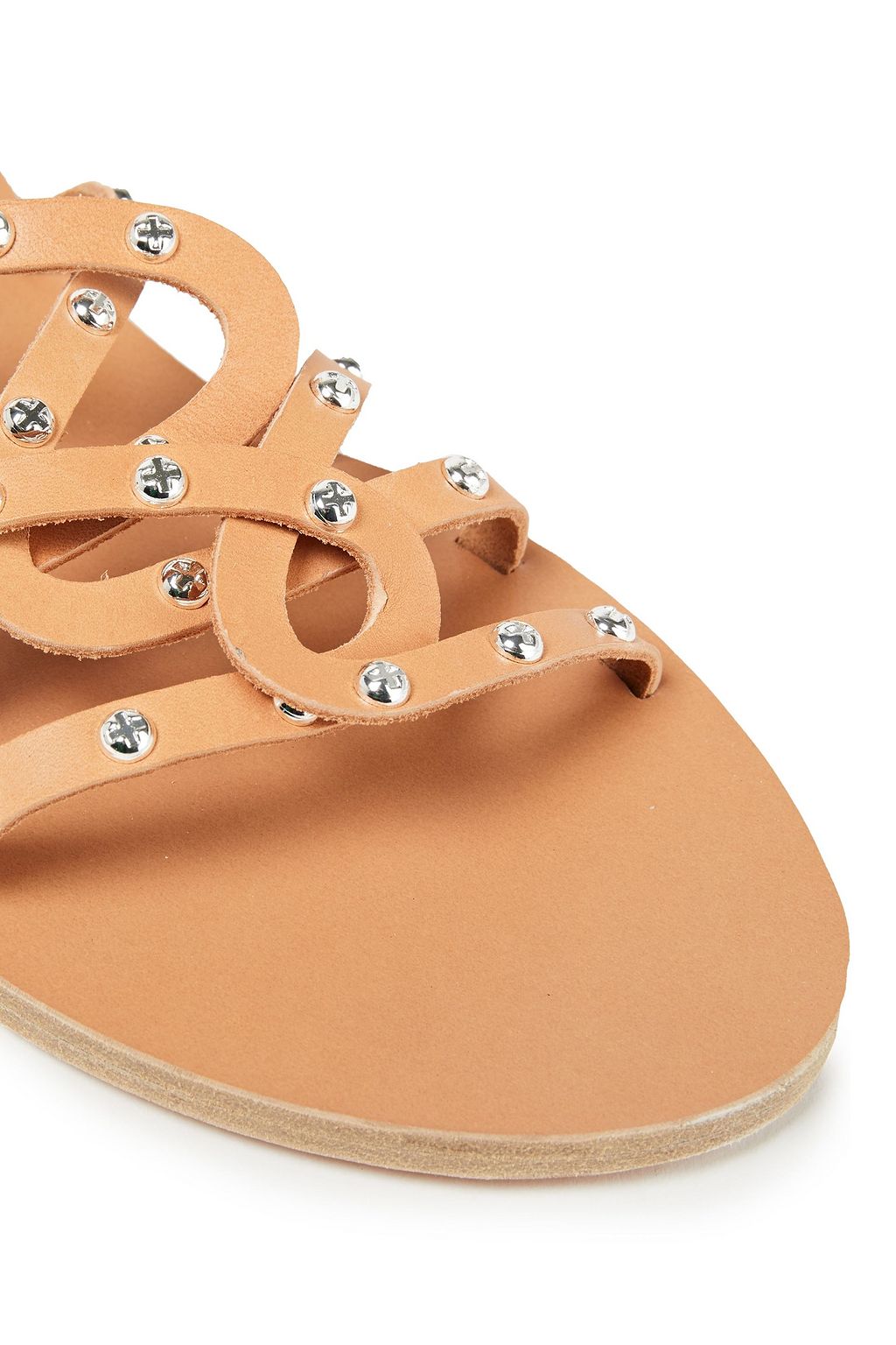 ANCIENT GREEK SANDALS Revekka studded leather sandals