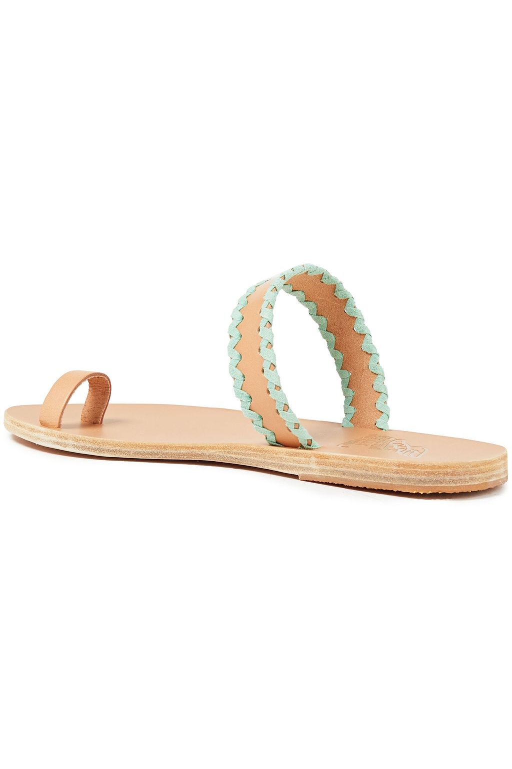 ANCIENT GREEK SANDALS Thalia whipstitched leather sandals