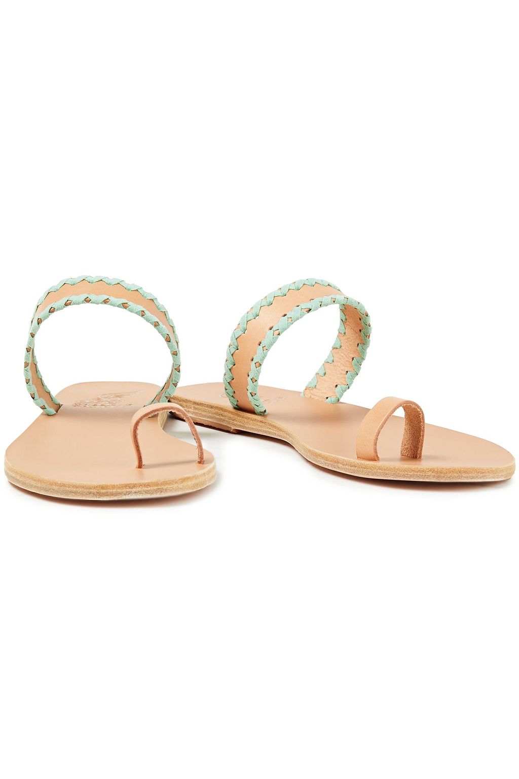 ANCIENT GREEK SANDALS Thalia whipstitched leather sandals
