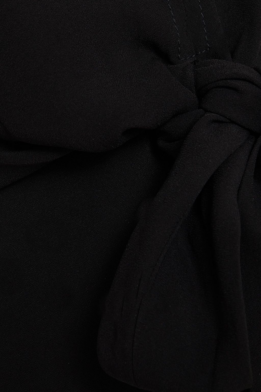 ZIMMERMANN Crossover gathered crepe blouse