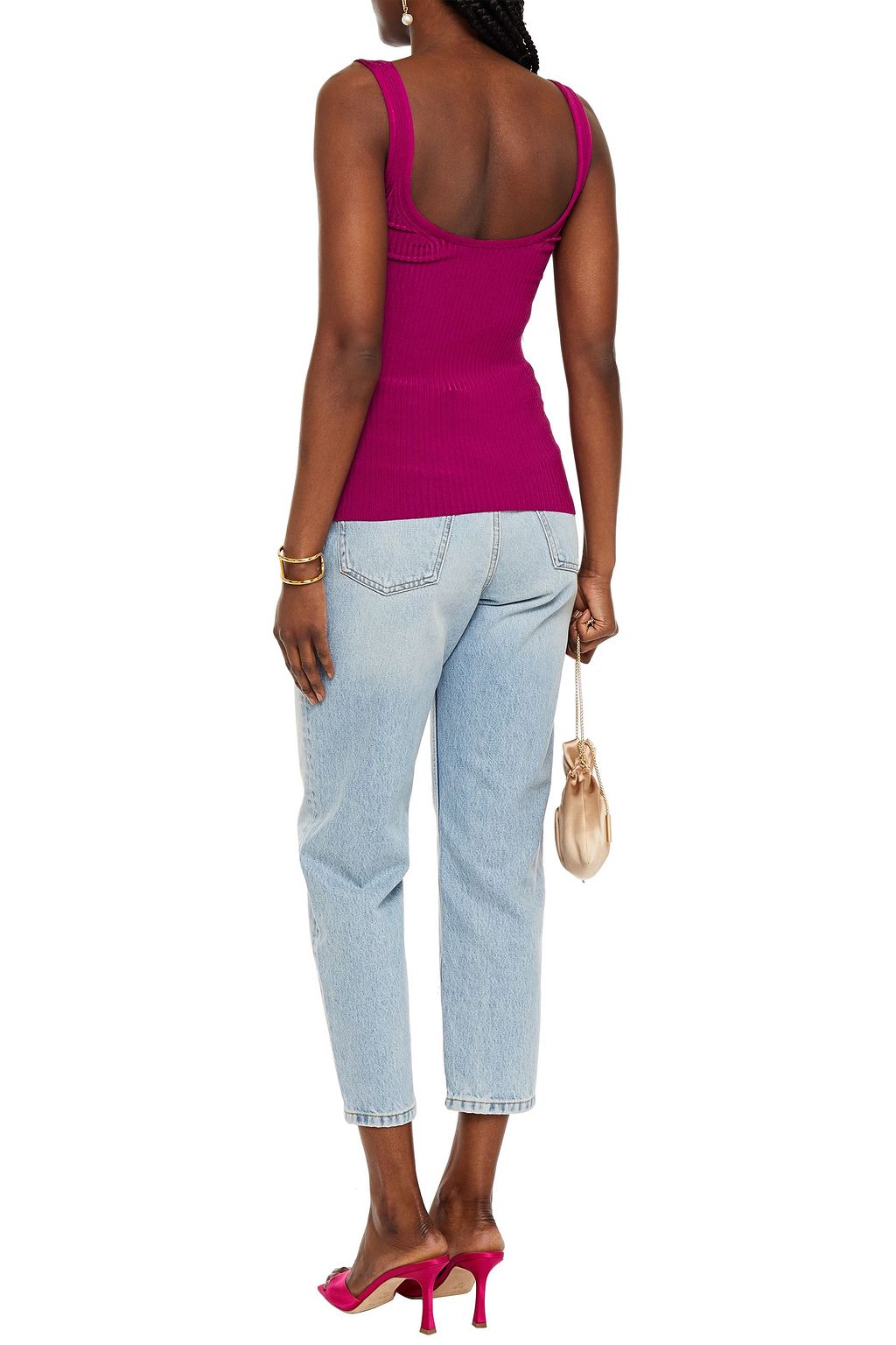 ZIMMERMANN Wavelength ribbed jersey tank