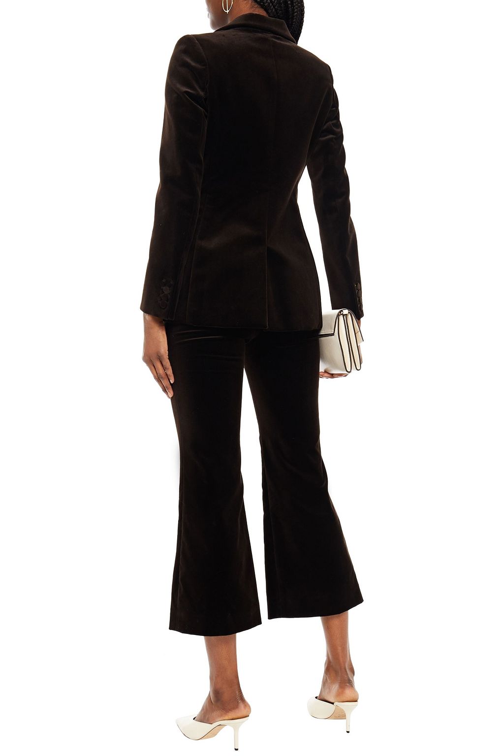 ZIMMERMANN Cotton-velvet kick-flare pants