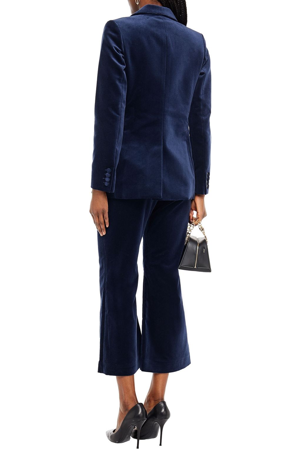 ZIMMERMANN Cotton-velvet kick-flare pants