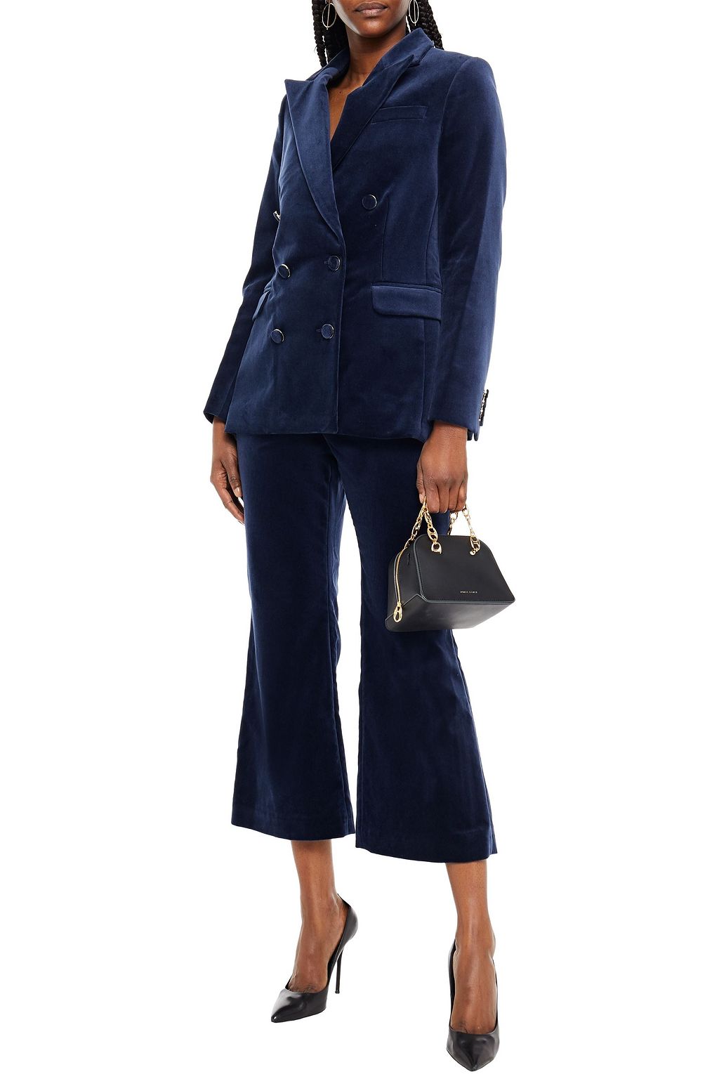 ZIMMERMANN Cotton-velvet kick-flare pants