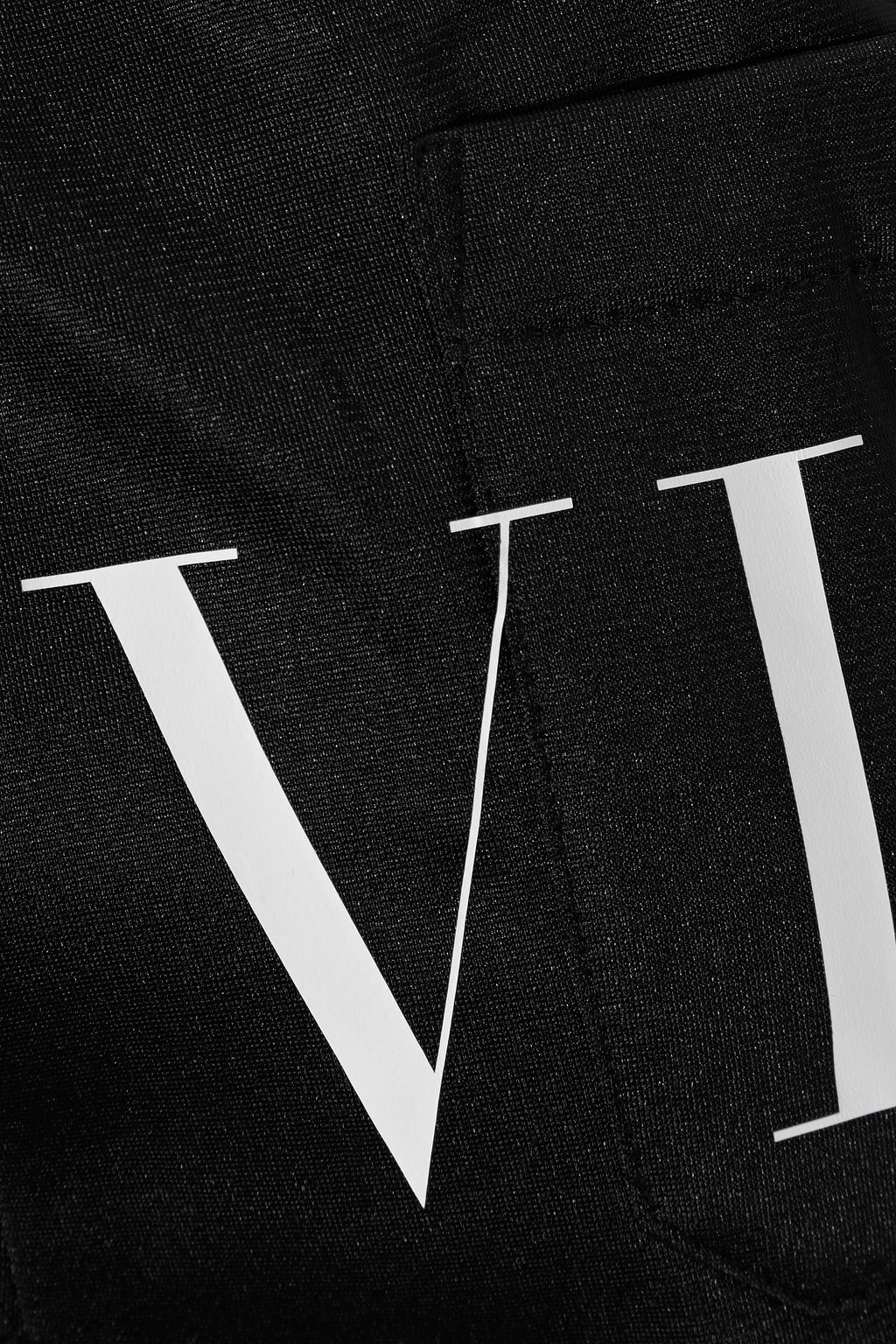 VALENTINO GARAVANI Printed satin-jersey track pants