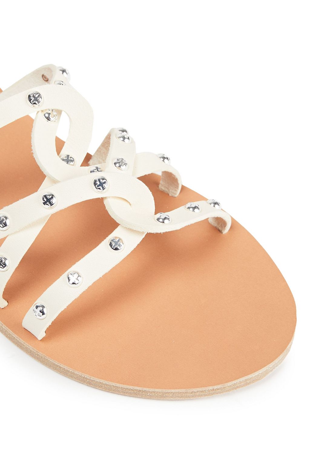 ANCIENT GREEK SANDALS Revekka studded leather sandals