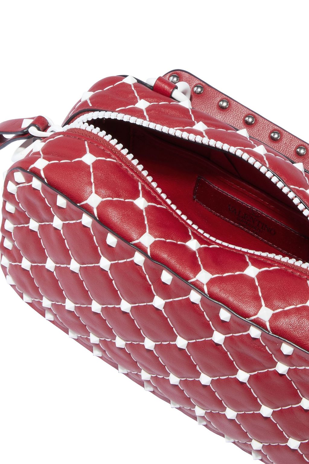 VALENTINO GARAVANI Free Rockstud Spike quilted leather shoulder bag