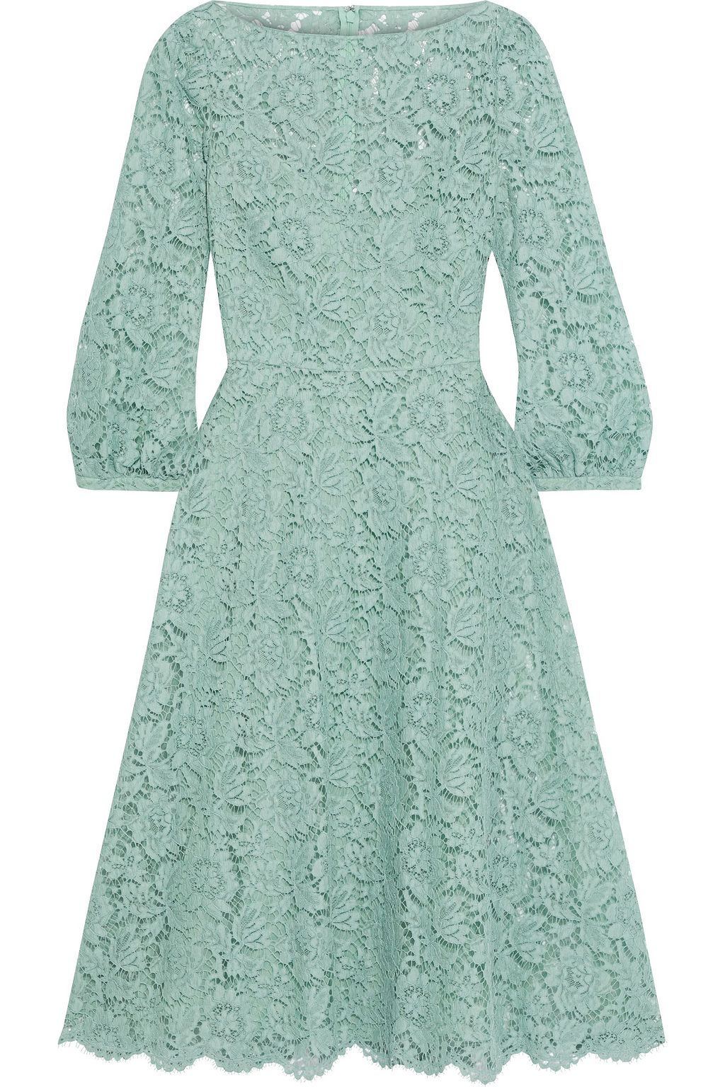 VALENTINO GARAVANI Corded lace midi dress | THE OUTNET