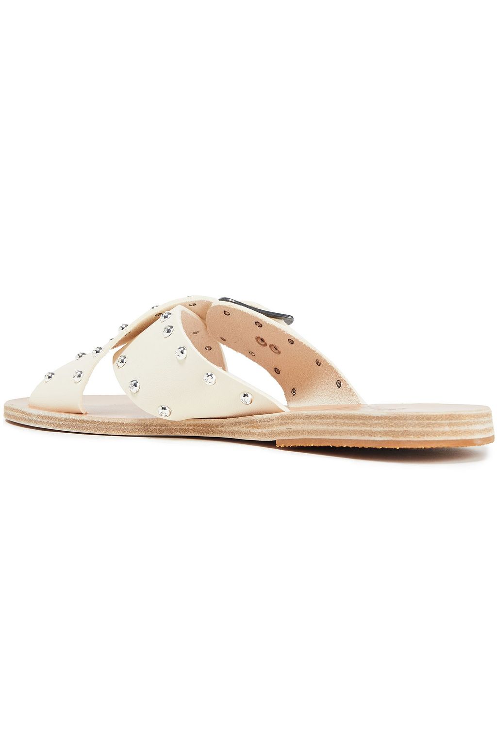 ANCIENT GREEK SANDALS Pella studded leather sandals
