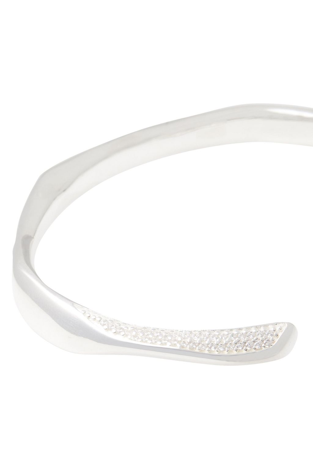 CORNELIA WEBB 24-karat gold-plated crystal cuff