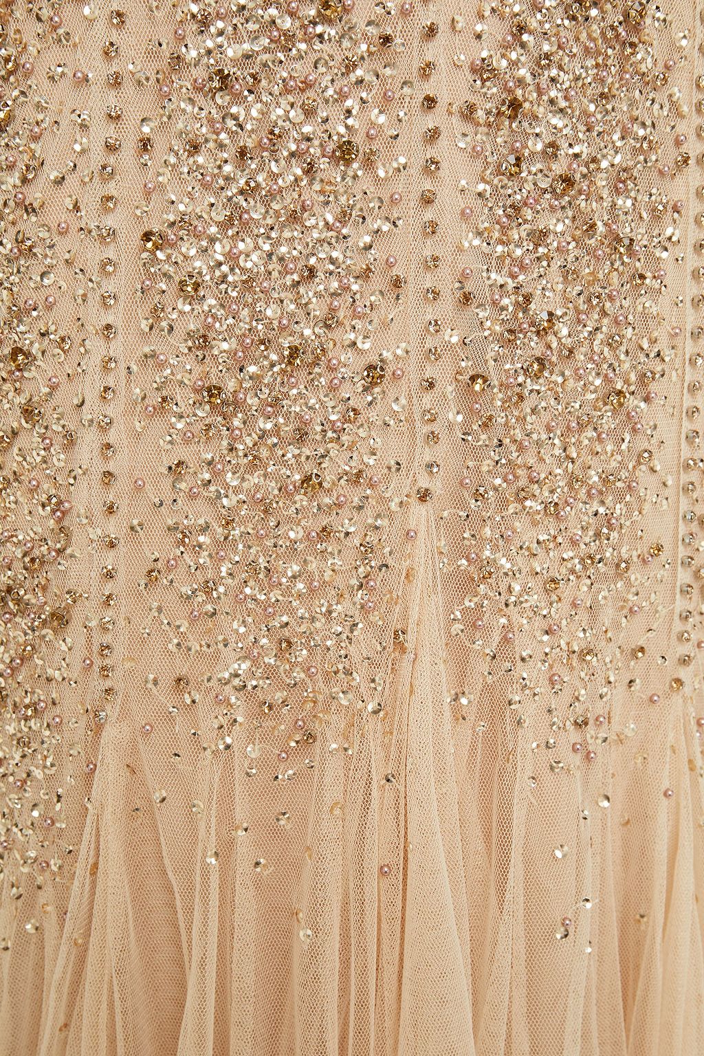 JENNY PACKHAM Strapless embellished tulle gown