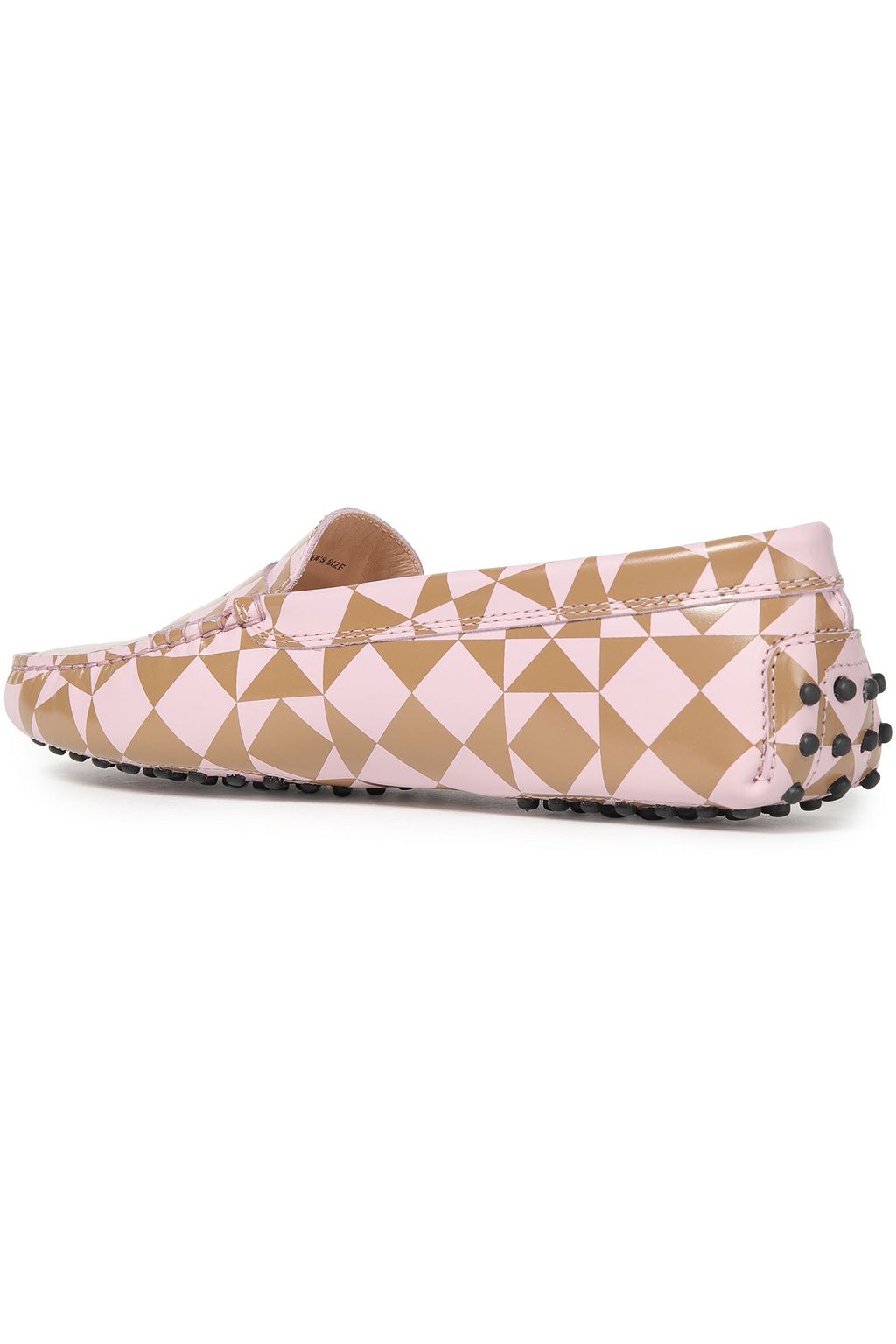 TOD'S City Gommino printed leather loafers