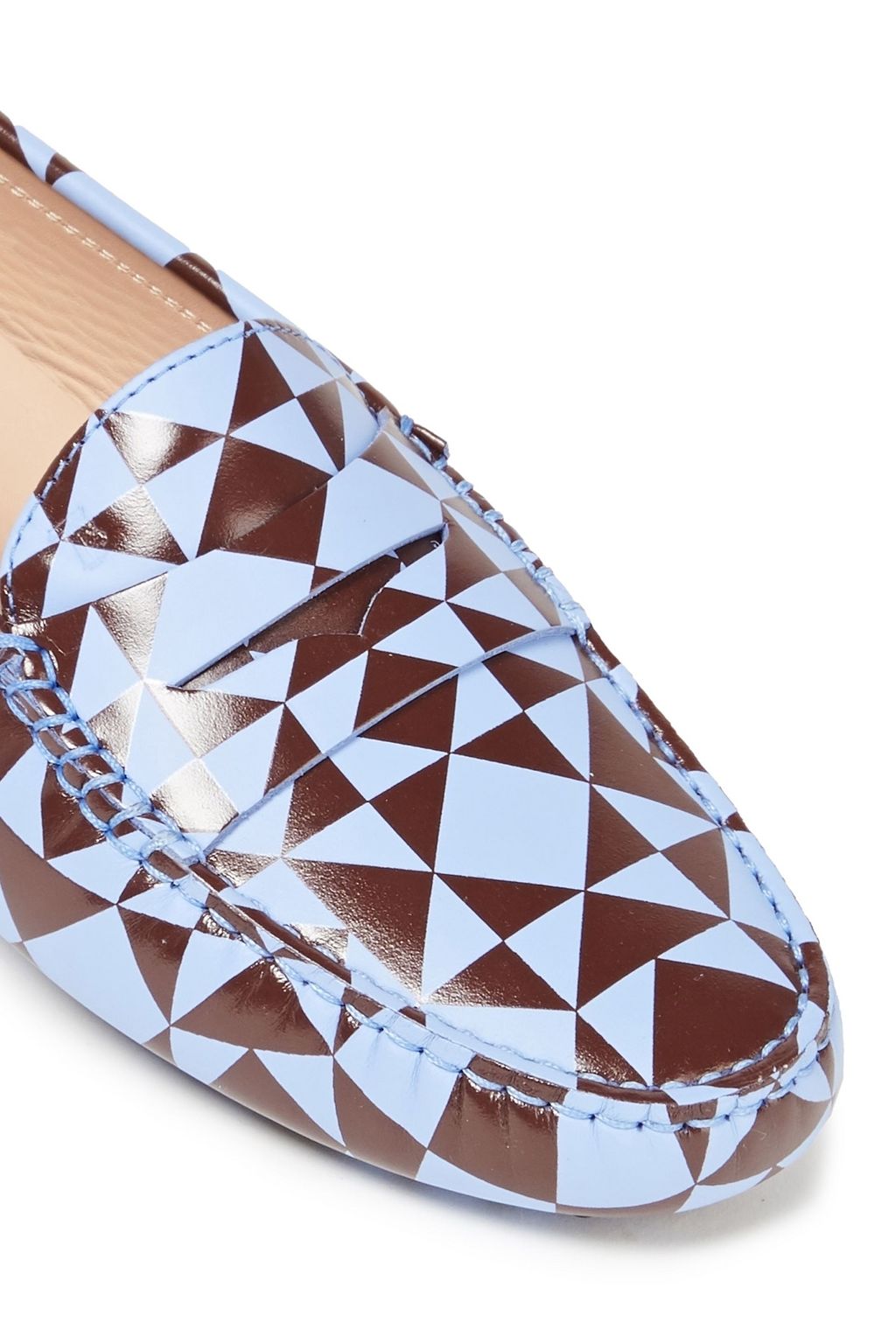 TOD'S City Gommino Loafers aus bedrucktem Leder