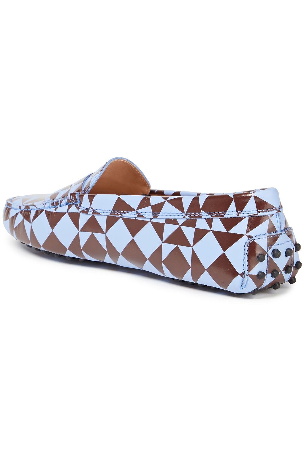 TOD'S City Gommino Loafers aus bedrucktem Leder