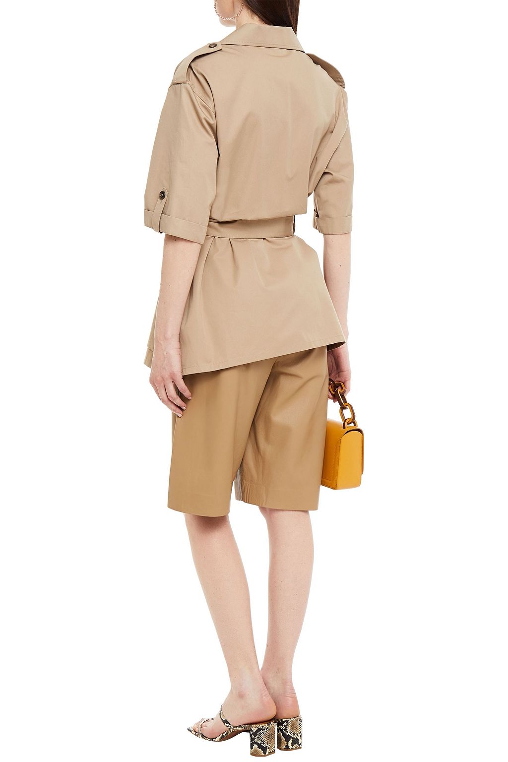 DOLCE&GABBANA Belted cotton jacket