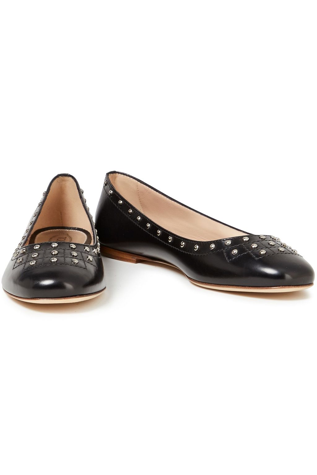 TOD'S Ballerinas aus Leder mit Nieten