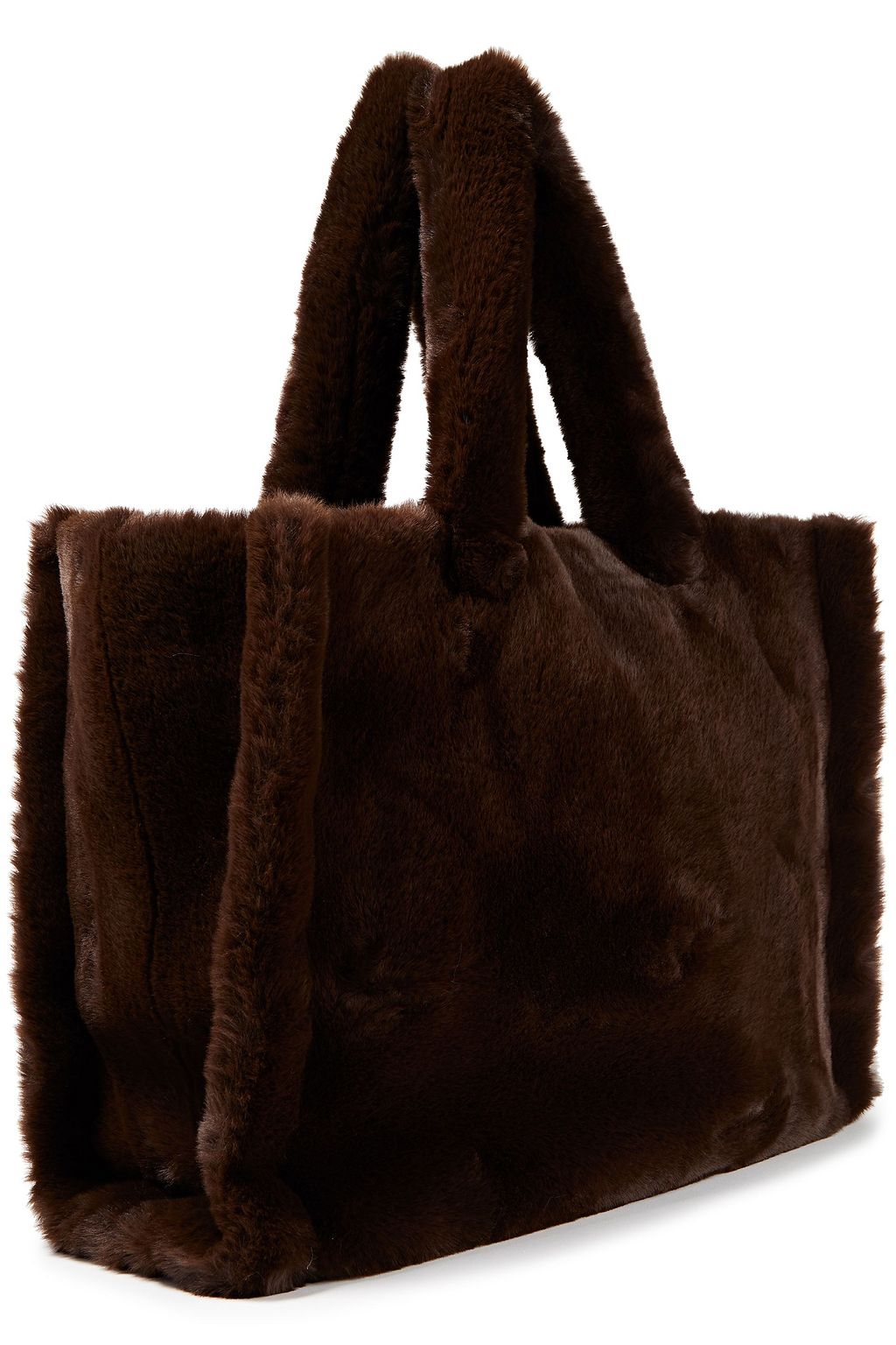 STAND STUDIO Lola faux fur tote