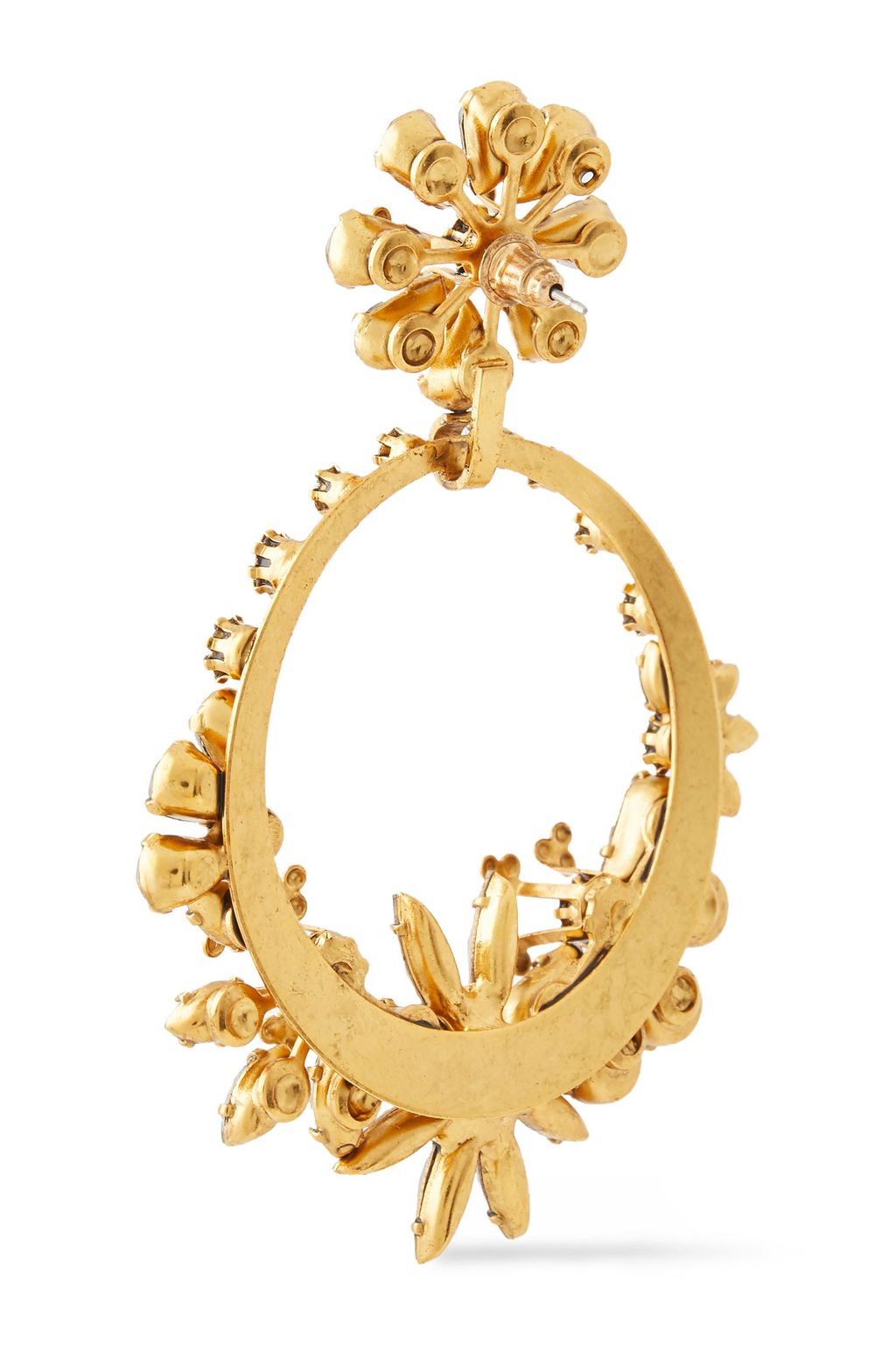 ELIZABETH COLE 24 KT. vergoldete Ohrringe mit Swarovski-Kristallen