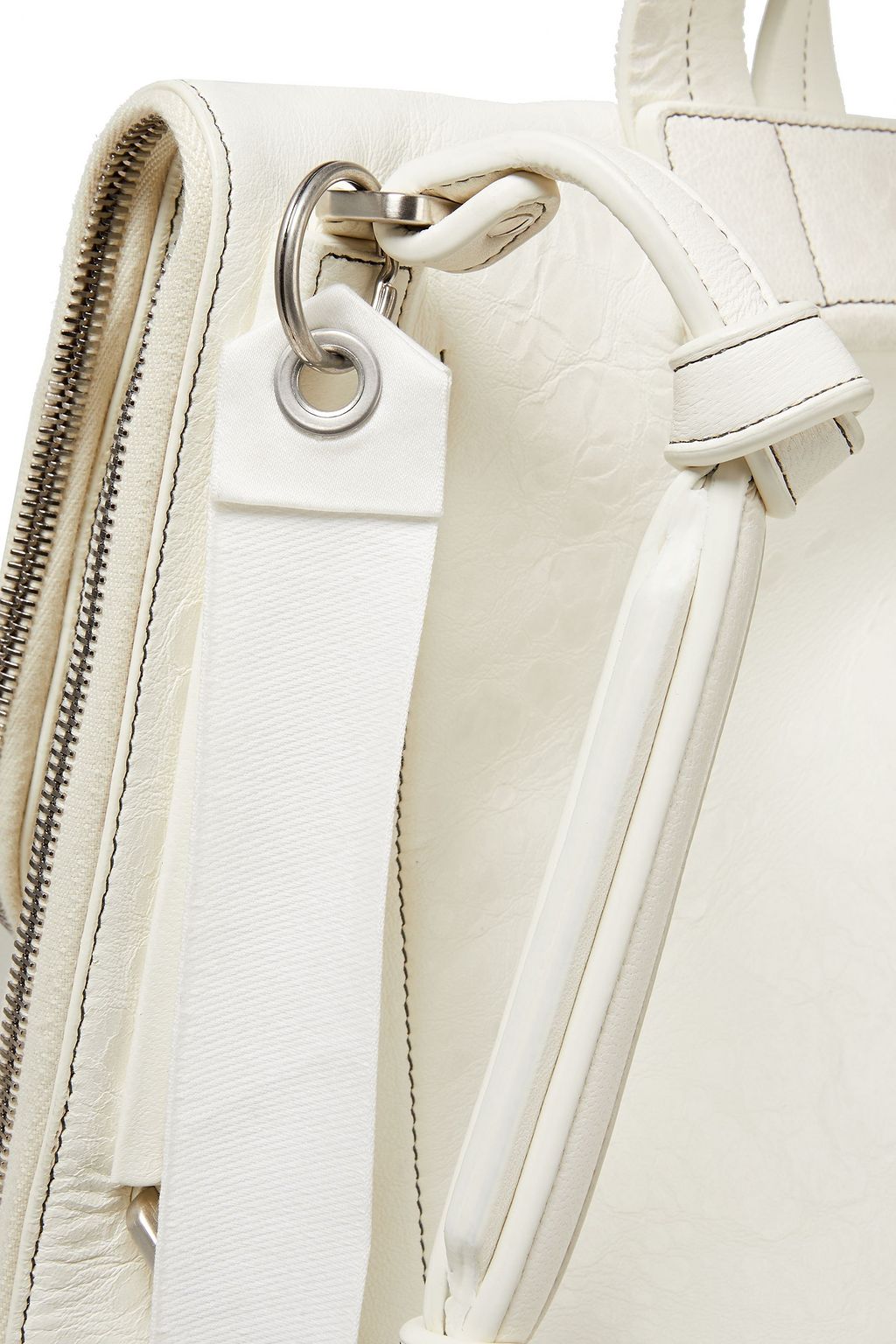 RICK OWENS Textured-leather backpack