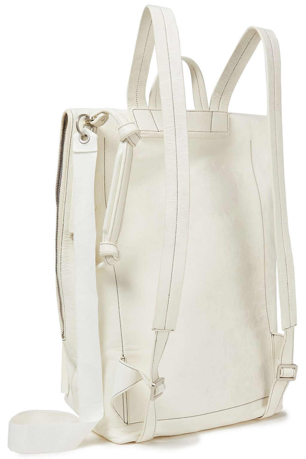 RICK OWENS Textured-leather backpack