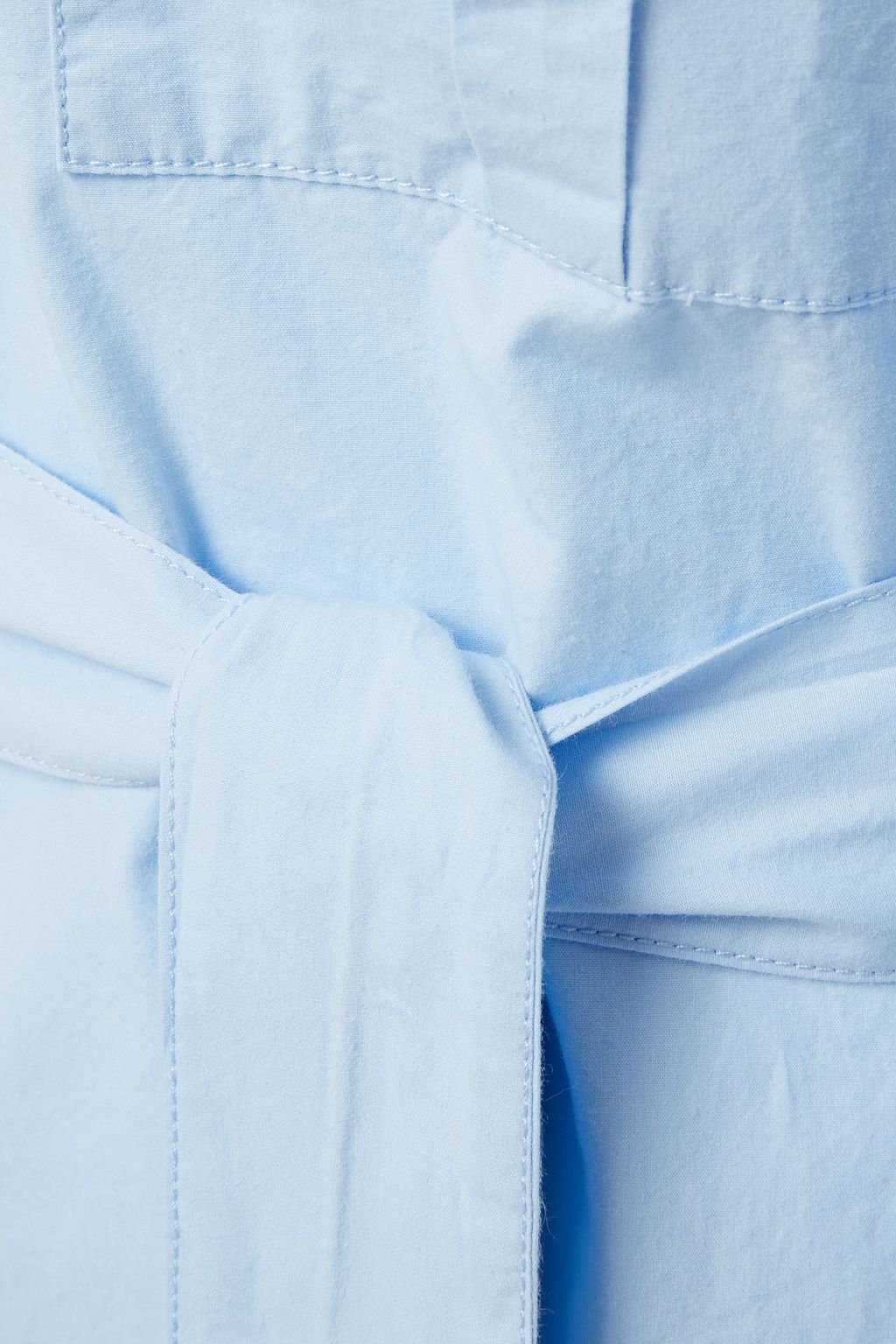 GESTUZ Stalia oversized cotton-poplin shirt dress