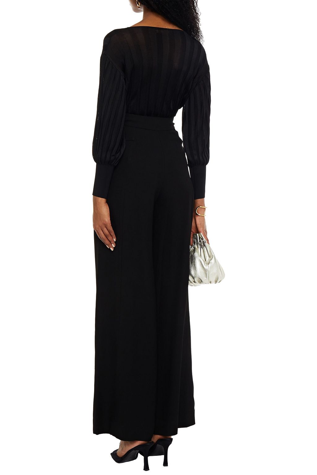 zimmermann crepe wide leg pants