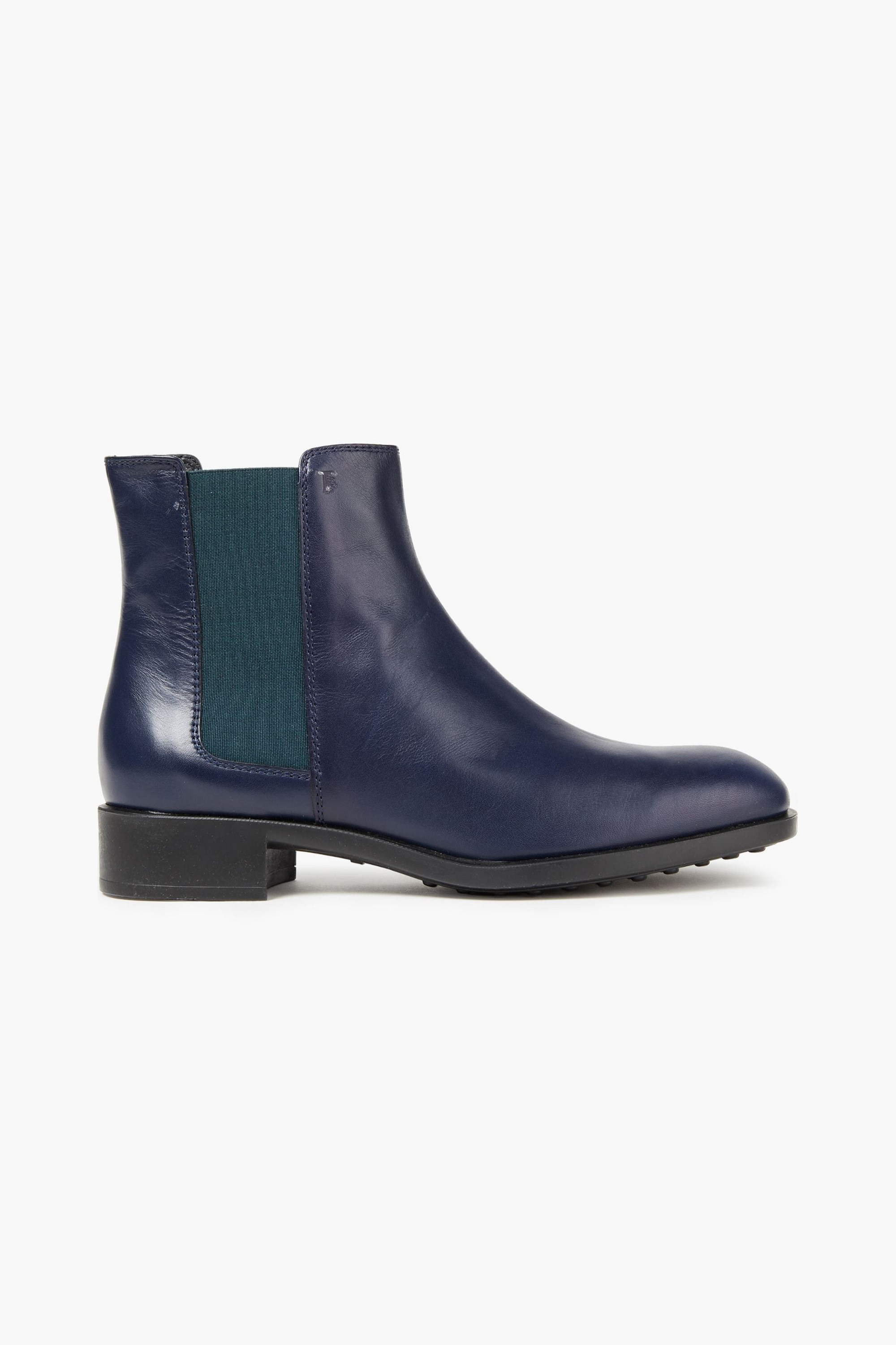 Tod's Glossed-leather Chelsea boots