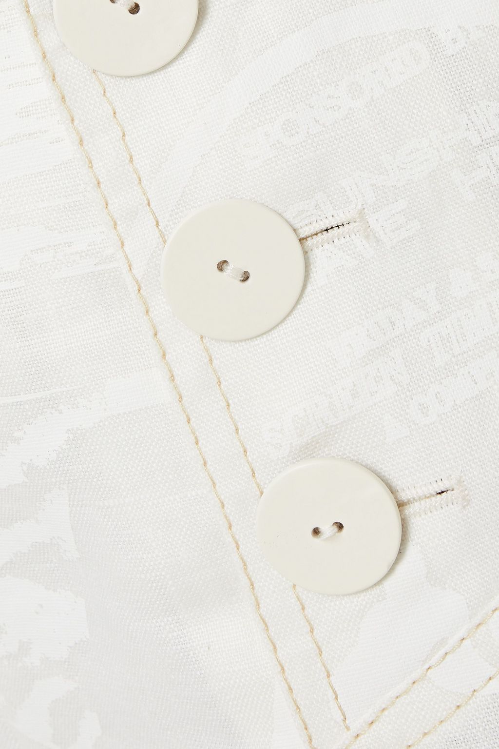ZIMMERMANN Brightside button-detailed printed linen culottes