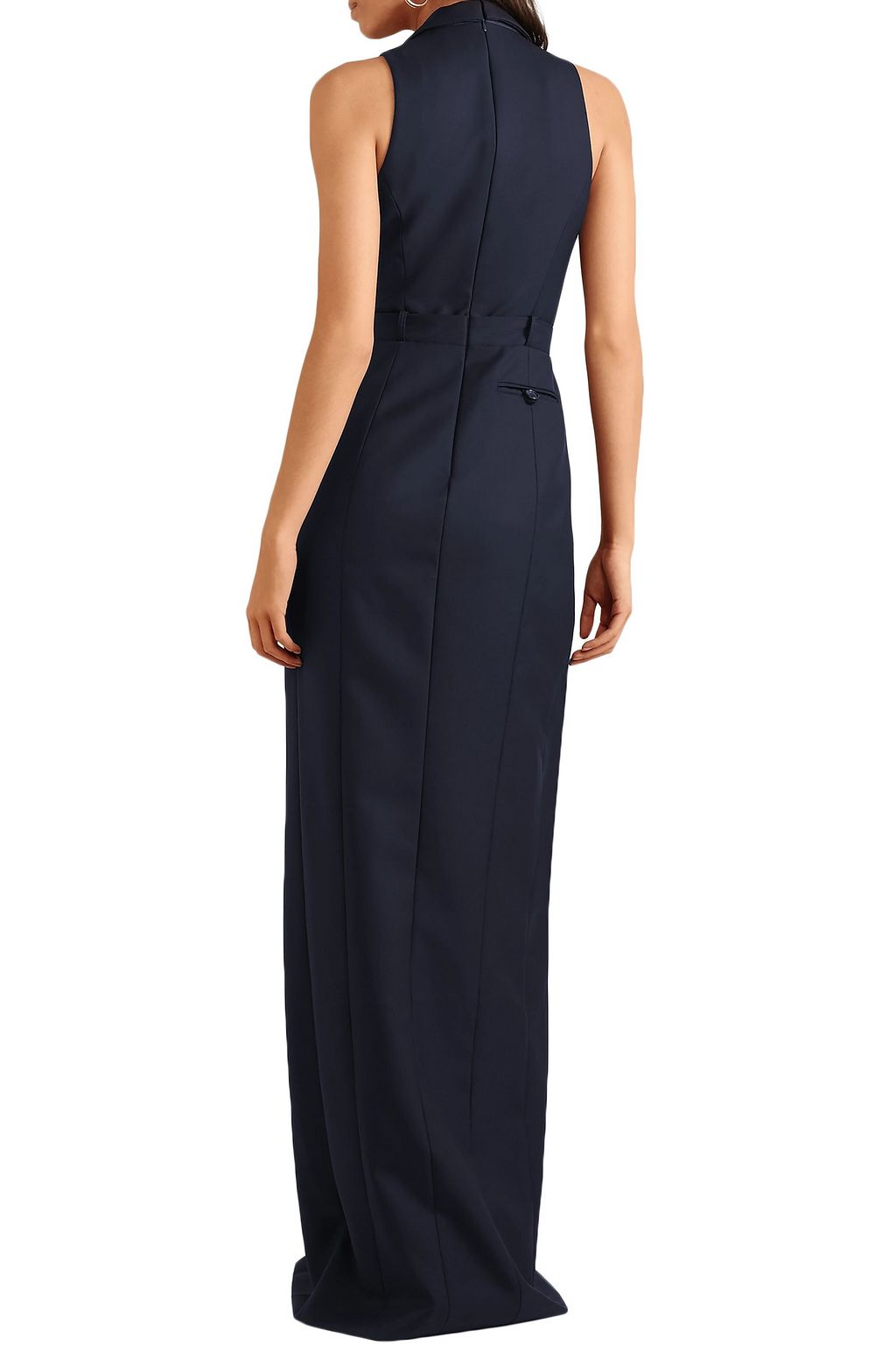 GABRIELA HEARST ウールクレープ ロングドレス