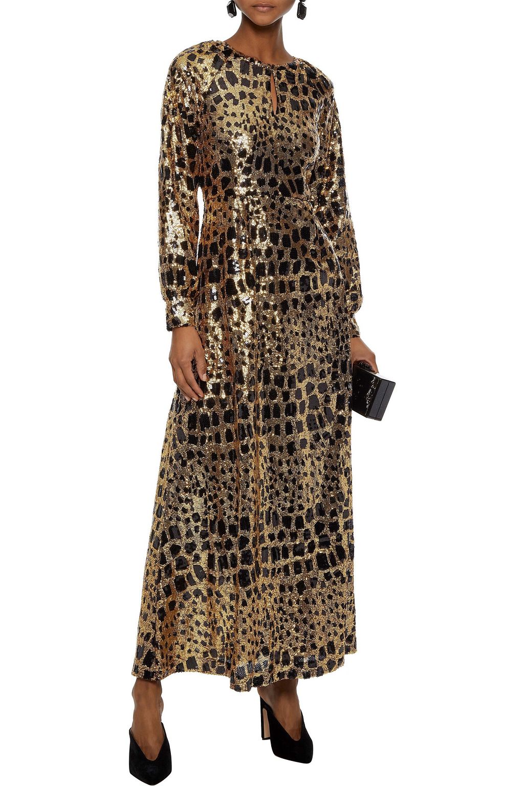 baguy sequin maxi dress