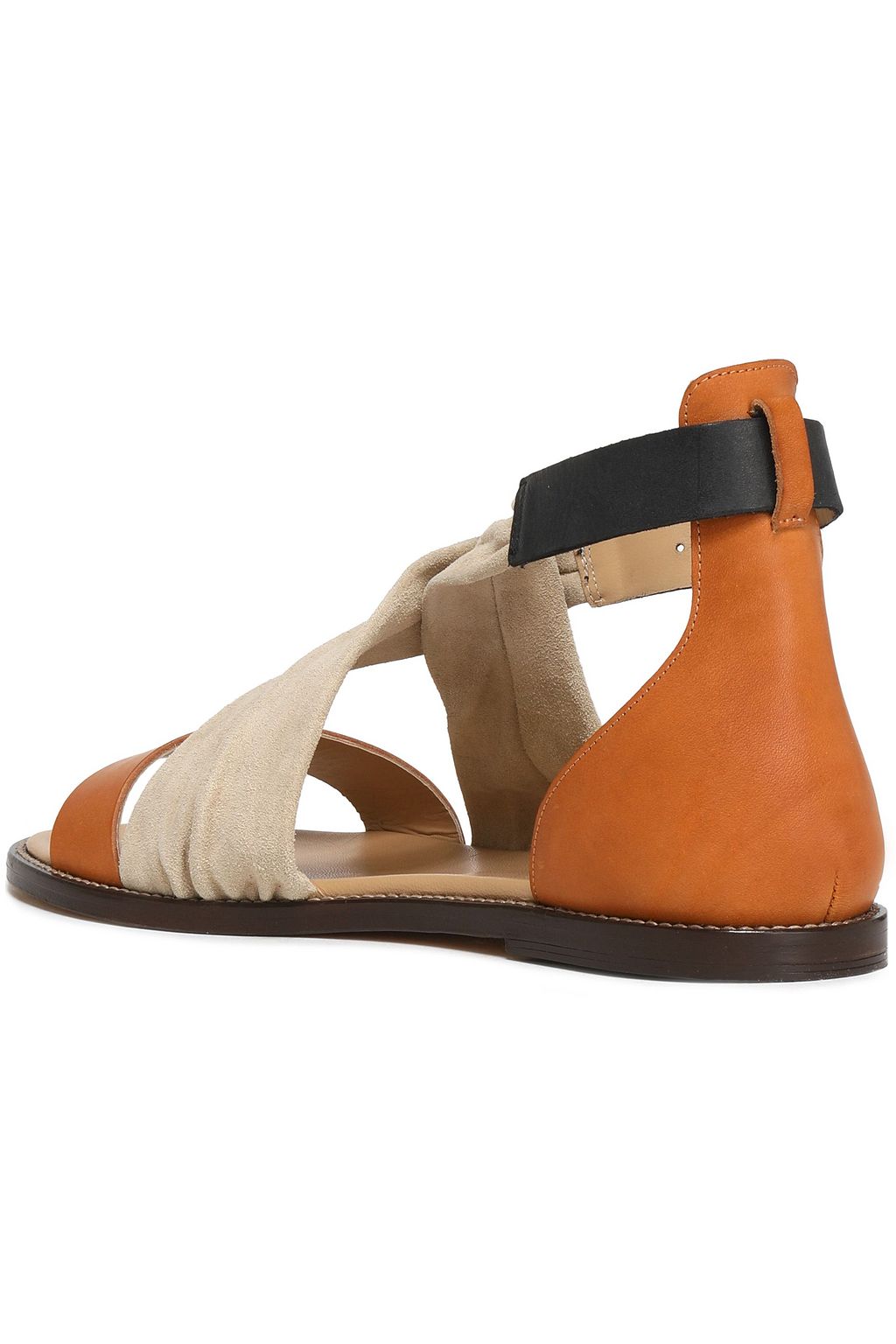 BELSTAFF Suede and leather sandals